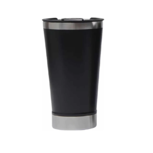 Copo Térmico Cerveja Chopp Inox Com Tampa E Abridor 473ml